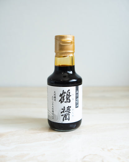 Yamaroku Shoyu Pure Artisan Dark Sweet Japanese Premium Gourmet Barrel Aged 4 Year Soy Sauce Tsuru Bishio (ヤマロク醤油 鶴醤)