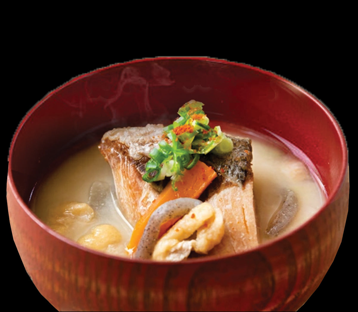 Sakekasu Based Soup with Salmon