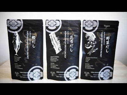 Authentic Japanese Bonito (Katsuo) Dashi Broth 6-Packets